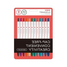 Zebra Clıckart Market Pen Dk 12 Lı Set 124-Pembe