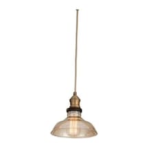 Mylights Vintage Rustik Retro Camlı Sarkıt Avize En 20 Cm