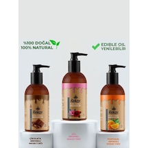 Rekze Çikolata + Gül +portakal Aromalı Erotik Rahatlatıcılı Vücut Aromaterapi Masaj Yağı 120 Ml