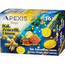 Apexis Drops Bal Zencefil Limon Aromalı Pastil 16'lı