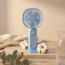 Buffer 3 Kademeli Telefon Tutuculu Standlı Mini Fan Tuşu Ayı Figürlü Masaüstü Ve Eldekullanılabilen Taşı