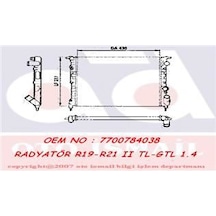 VALEO 883875 Su Radyatörü R19 1.4 Karbüratörlü C2L C2J CLIO I 1.7 1.8