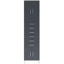 Arges Dolap 3 Raflı 6 Çekmeceli 4 Kapaklı 60x30x243 Aytaşı-an... Aytaşı