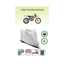 Gri Arka Çanta Ve Kilit Uyumlu Ktm 350 Freeride Uyumlu Motor Brandası