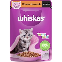 Whiskas Pouch Kümes Hayvanlı Yavru Kedi Maması 28 x 85 G