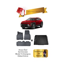 Hyundai Kona Elektrikli 2024 Sonrası 3d Havuzlu Paspas Ve Bagaj Havuzu Set Hediyeli