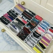 Cepli Organizer L Boy 8 Gözlü Kumaş Siyah Diğer