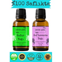 Kafur Yağı Ve Lavanta Yağı 10ml 10ml -%100 Saf Uçucu Yağlar 20 ML