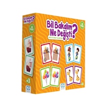 Bil Bakalım Ne Değişti Eğitici Kart Oyunu