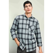 DeFacto   Regular Fit Kareli Oduncu Uzun Kollu Gömlek A5517AX23AUGN1102