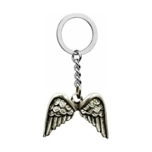 Melek Kanadı Figürlü Unisex Metal Anahtarlık Koruyucu  Ve Zarafet Temalı Aksesuar