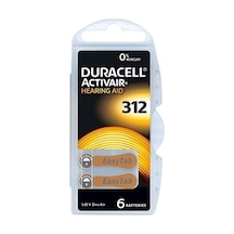 Duracell Activair PR41 312 Numara Pili 6'lı