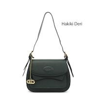 Gönderi R Kadıın Haki Antik Hakiki Deri El Ve Omuz Çantası Ddzw002k8365 Haki