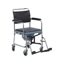 Klozetli Tekerlekli Banyo ve Tuvalet Sandalyesi