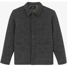 A.p.c Emile Heather Lüks Italyan Yün Gömlek - Ceket Gri A.p.c Emile Heather Lüks Italyan Yün Gömlek - Ceket Gri