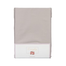 Taç Basic Saten Desenli Pamuk Saten Nevresim Takımı Tek Kişilik Vizon, Pembe, Tek Kişilik Diğer