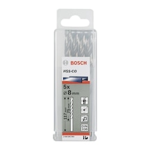 Bosch Hss 8.8X125 Mm Kobaltlı Matkap Ucu 5'Li Paket 2608588101