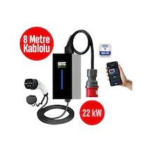 SGSTEC Home 22kW 8Metre Kablolu Elektrikli Araç Şarj Cihazı