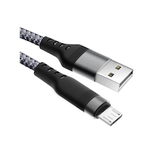 Nnbılı 6a Mikro Usb Hızlı Şarj Kablosu 1m-8m Xiaomi Redmi/Samsung Uyumlu Android İçinblack3m