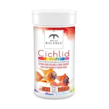 White Balance Cichlid Colour 100 ML Çiklet Balık Yemi Ku
