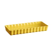Emile Henry Tart-börek-fırın Kabı Dikdörtgen 36.5 X 15 Cm - Mat Sarı/provence Yellow