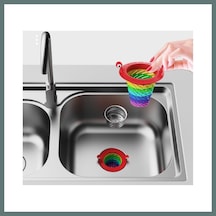 Bezos Renkli 6 Kademeli Lavabo Süzgeci Ventra Standart