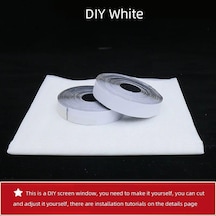 Beyaz Anti Böcek Pencere Teli Ayarlanabilir Dıy Pencere Net Anti Sivrisinek Tel Örgü Elek Koruyucular Hata Perde Anti Sinek Perde 1.5x2m