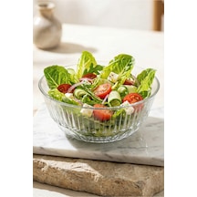 Lav Alinda Cam Salata Kasesi Tekli Ekstra Büyük 2050 ml (Sunum Kasesi , Hazırlık Kasesi)