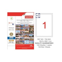 Tanex Tw-2001 Etiket