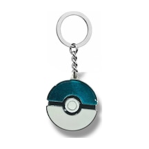 Mavi Poketop Figürlü Pokemon Anahtarlık Anime Temalı Unisex Aksesuar