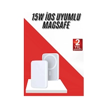 İos Uyumlu Magsafe Kablosuz 15w Şarj Powerbank Magesafe Renkli