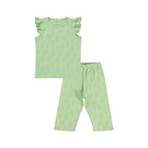 Civil Girls Kız Çocuk Pijama Takımı 10-13 Yaş Yeşil İncir 22330g95324s3-1