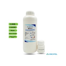 Ancapol 5 Shore Beyaz RTV-2 Kalıp Silikonu - Ekstra Yumuşak ve Esnek Sabun & Mum Silikonu 1 KG