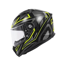 Gıvı 50.7 Proton Mat Tıtanıum-sarı Kask Mat Tıtanıum-sarı