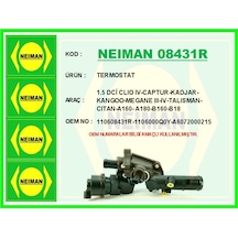 Bescher Termostat 83 C Renault Symbol Iıı 14 Megane Iv 16 Clıo Iv 12 Captur 13 Duster 12 Dokker 12 1. 5dci K9k Neıman 08431r 110608431r 1106000q0y
