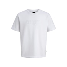 Jack & Jones Jprblaethan Erkek Tişört Beyaz