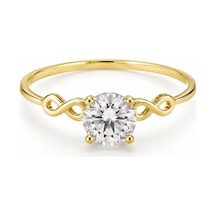 Yazıcılar 14 Ayar Altın Eterna Love Modern Tektaş Tasarım 1,14 Gr 990