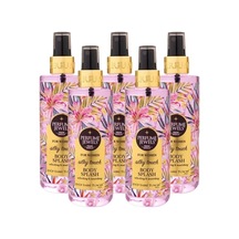 Pj Body Splash Silky 250 Ml X 5