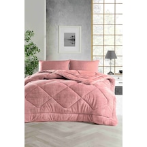 Ely Parker Battal Boy Yorgan, Renkli, Wellsoft, Peluş Yumuşak, Çift Taraflı, 215x235 (220x240)