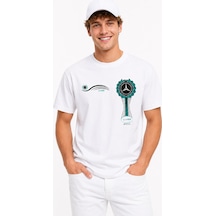 Book Orbook F1 Cup %100 Pamuk Sırt Baskılı Heavy Cotton Premıum Kalite T-shırt Y345 Beyaz