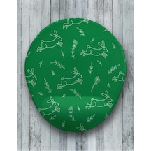 Rabbit Oval Bilek Destekli Mouse Pad Mousepad