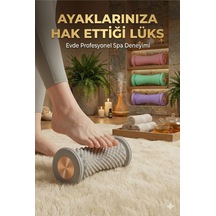Ayak Masaj Aleti Rulosu - Topuk Dikeni, Taban Sı Ve İçin Tırtıklı Silindir