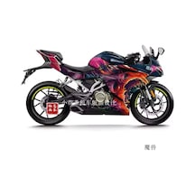 Cfmoto 250sr Hyper Beast Sticker Parçalı Motosiklet Kaplama Etiket Modeli