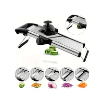 Xuweiwei Siyah Abs Ss Pp Ayarlanabilir Mandolin Dilimleyici Paslanmaz Celik Zahmetsiz Dilimleme Ve Dograma Aleti Siyah