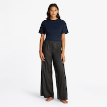 Tommy Hilfiger Long Kadın Siyah Modal Karışımlı Pantolondüzuw0uw05955