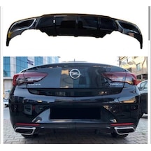 Opel İnsignia 2018+ Oem Difüzör Egzoz Görünüm Plastik Parlak Siyah
