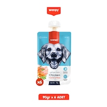 6lı Taze Tavuklu & Havuçlu Köpek Et Ezmesi Köpek Ödülü 6 Adet X 90 Gr