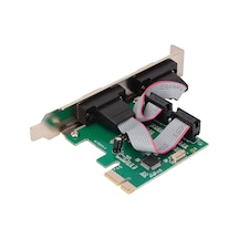 Yuntech01 Pcı-e Genişletme Kartı, Wch382l Çipi İle 2 Adet Rs232 Com Portu, 2.5gb/s Hız, Tam Çift Yönlü, Windows/linux Uyumlu