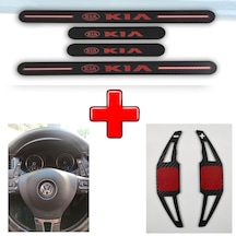 Kia Ceed Uyumlu Carbon Kapı Eşiği + F1 Kulakçık (551019601)