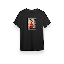 Fullmetal Alchemist Anime Scar Poster Siyah Kısa Kol Erkek Tshirt 001
